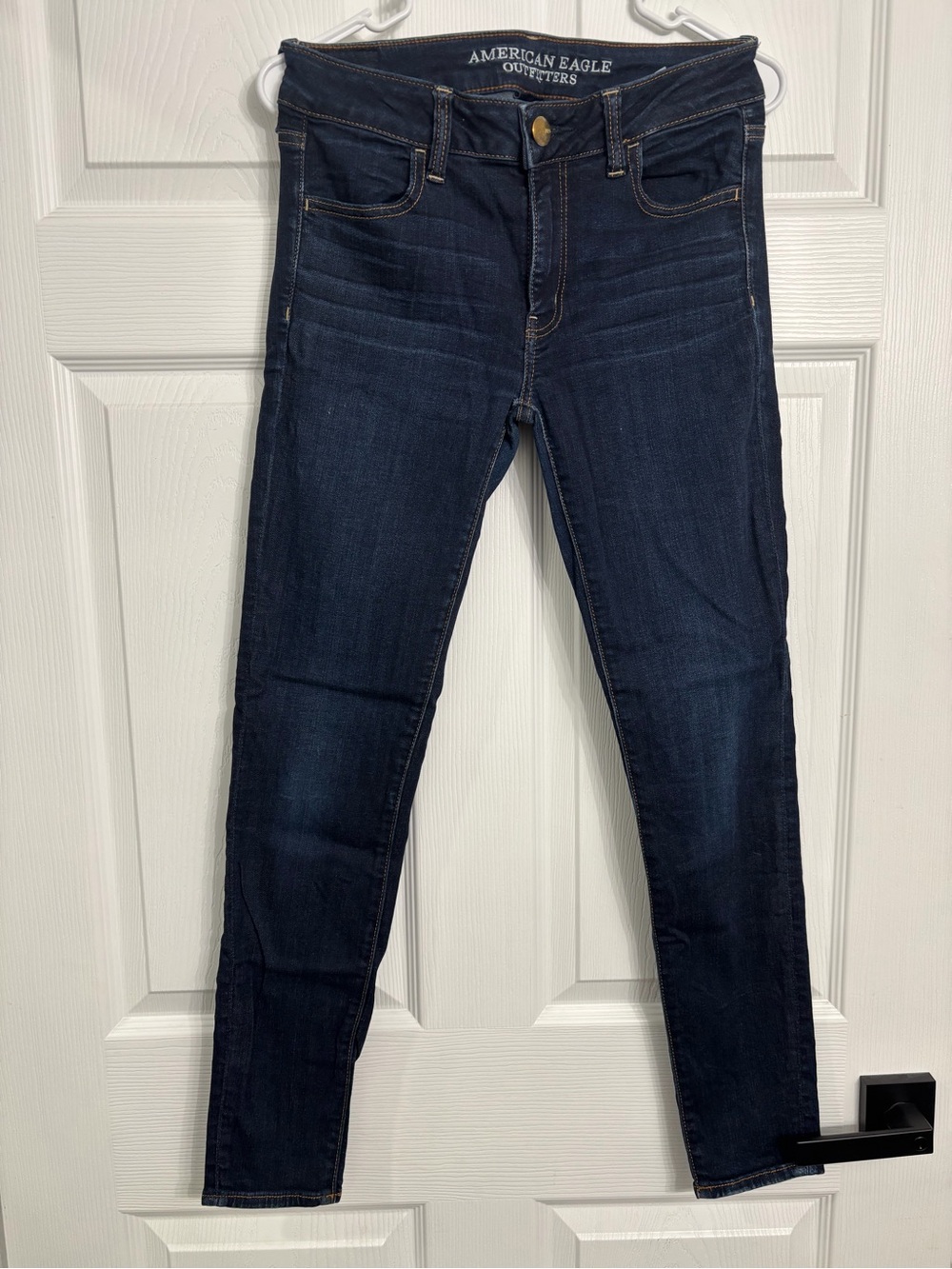 American Eagle Outfitters Dark Blue Super Stretch Jeans